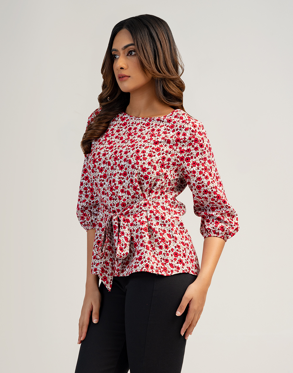 Long Sleeves Solid Top main image 0